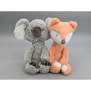 Baby Gund Baby Toothpick Fox Renard & Koala Shey 11" Plush Stuffed Animals
